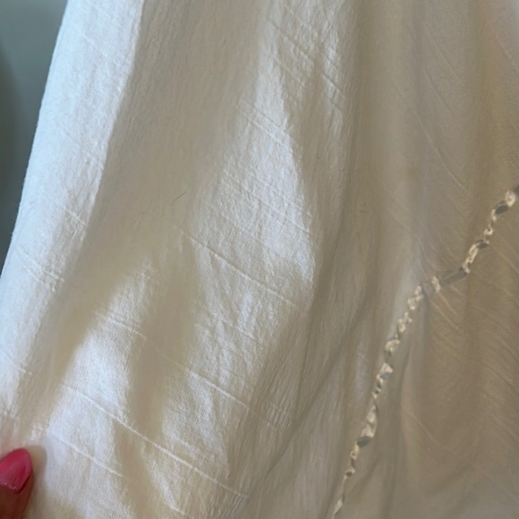 VINTAGE | Halter Mexican Vintage Cotton Gauze Embroidered Dress - Picture 8 of 16